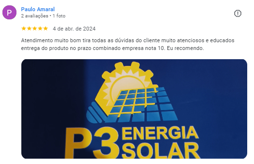 Avaliação cliente 4