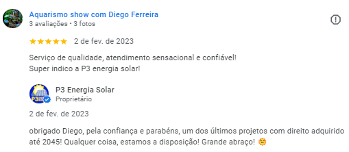 Avaliação cliente 8